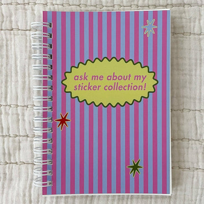 Pocket Sticker Book: Pink/Blue
