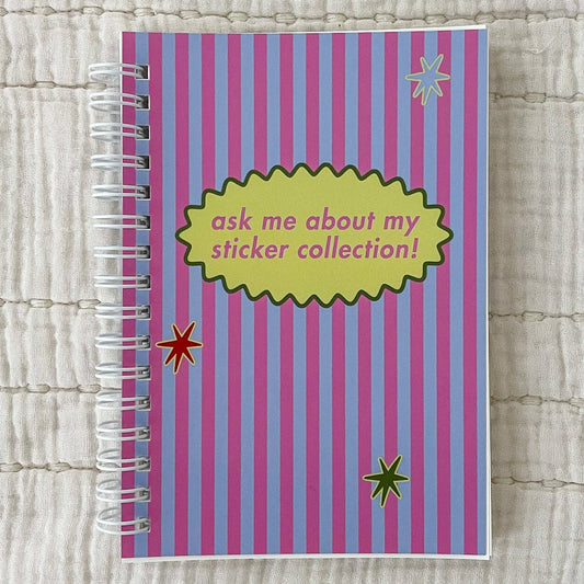 Pocket Sticker Book: Pink/Blue