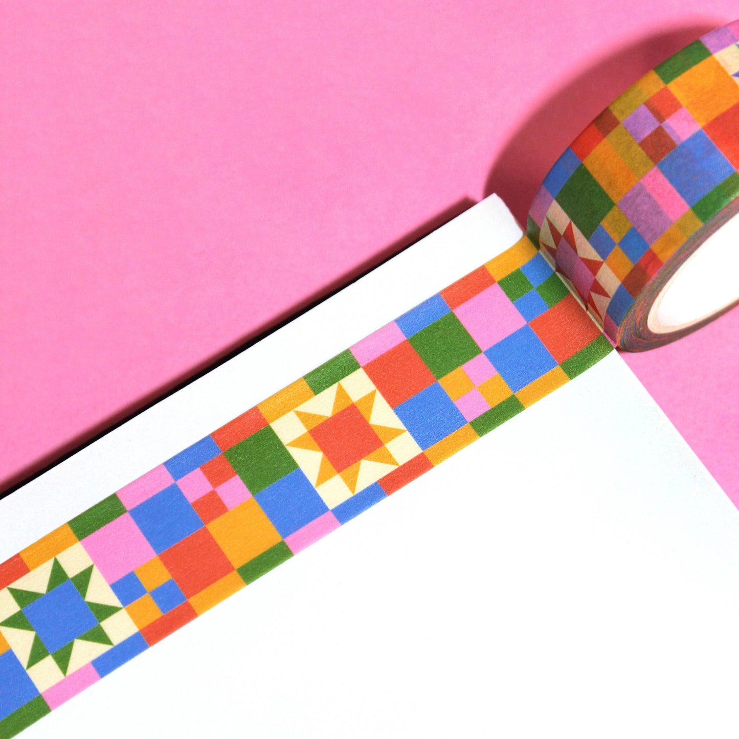 "Heirloomed Stars" Retro Star Quilt Inspired Washi Tape