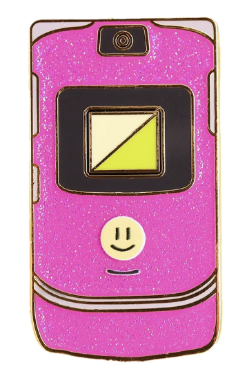 Y2K Flip Phone Needle Minder